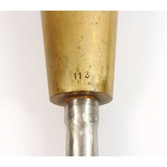 Vintage or Antique Hand Held Bell Brass Loud Unique - Picture 5 of 8